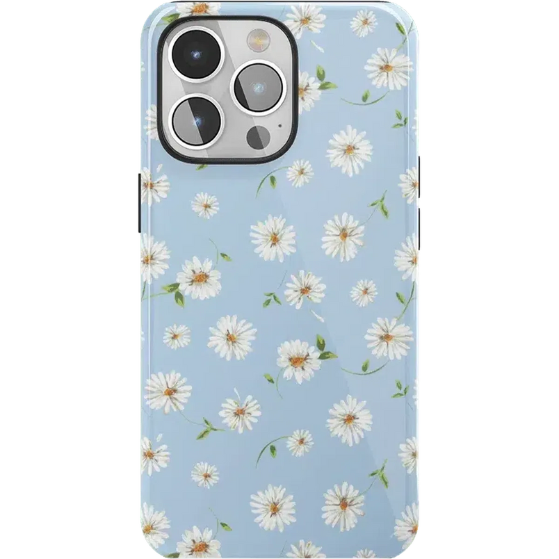 Daisy Daydream | Baby Blue Floral Case iPhone Case get.casely Essential + MagSafe® iPhone 15 Pro Max