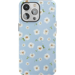 Daisy Daydream | Baby Blue Floral Case iPhone Case get.casely Essential + MagSafe® iPhone 15 Pro Max