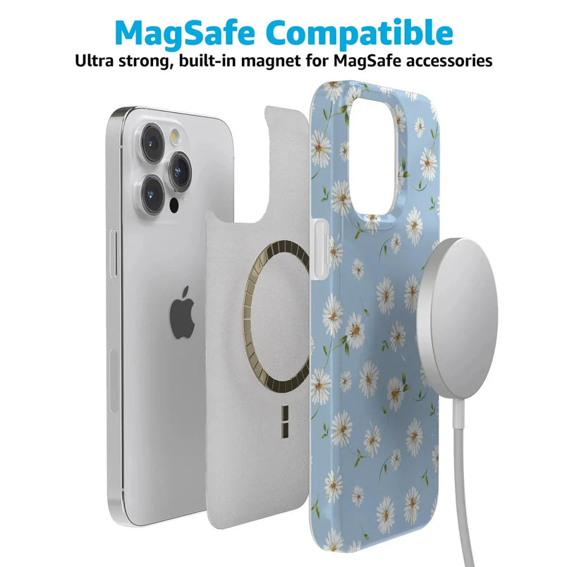 Daisy Daydream | Baby Blue Floral Case iPhone Case get.casely 