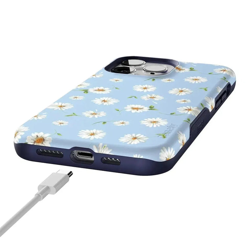 Daisy Daydream | Baby Blue Floral Case iPhone Case get.casely 