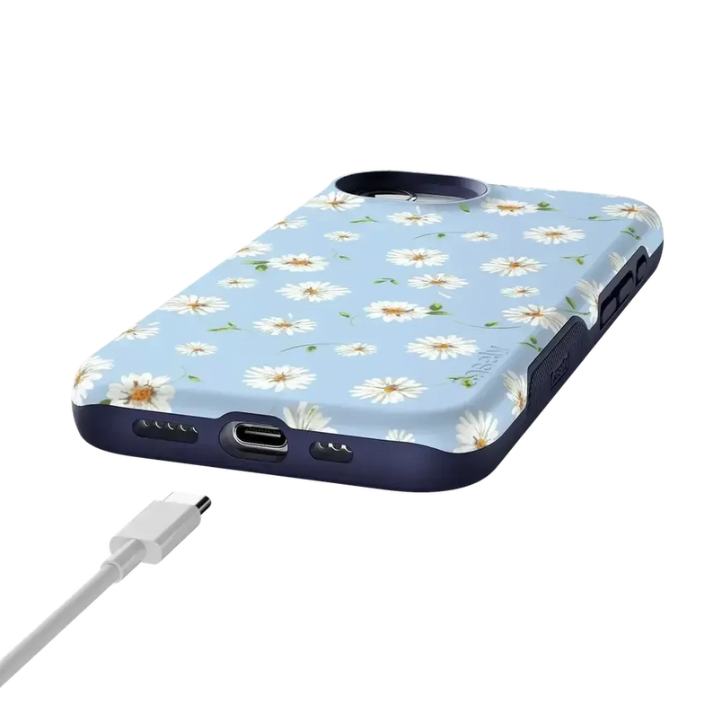 Daisy Daydream | Baby Blue Floral Case iPhone Case get.casely 