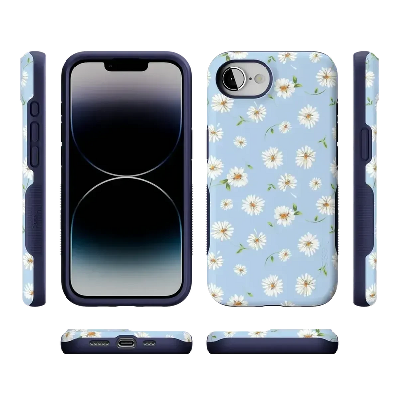 Daisy Daydream | Baby Blue Floral Case iPhone Case get.casely 