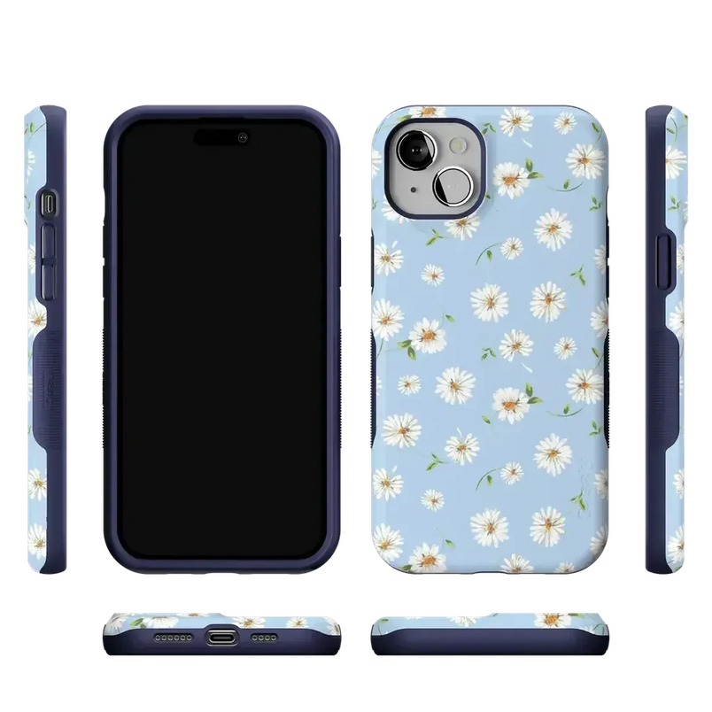 Daisy Daydream | Baby Blue Floral Case iPhone Case get.casely 
