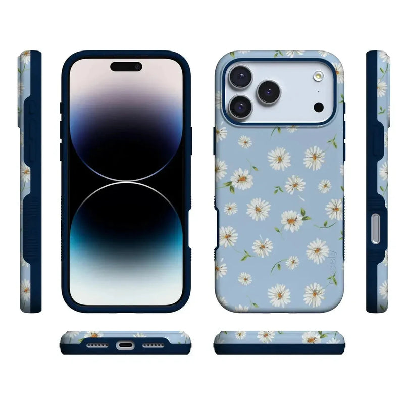 Daisy Daydream | Baby Blue Floral Case iPhone Case get.casely 