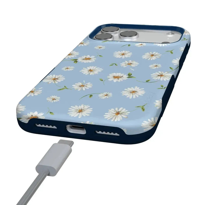 Daisy Daydream | Baby Blue Floral Case iPhone Case get.casely 