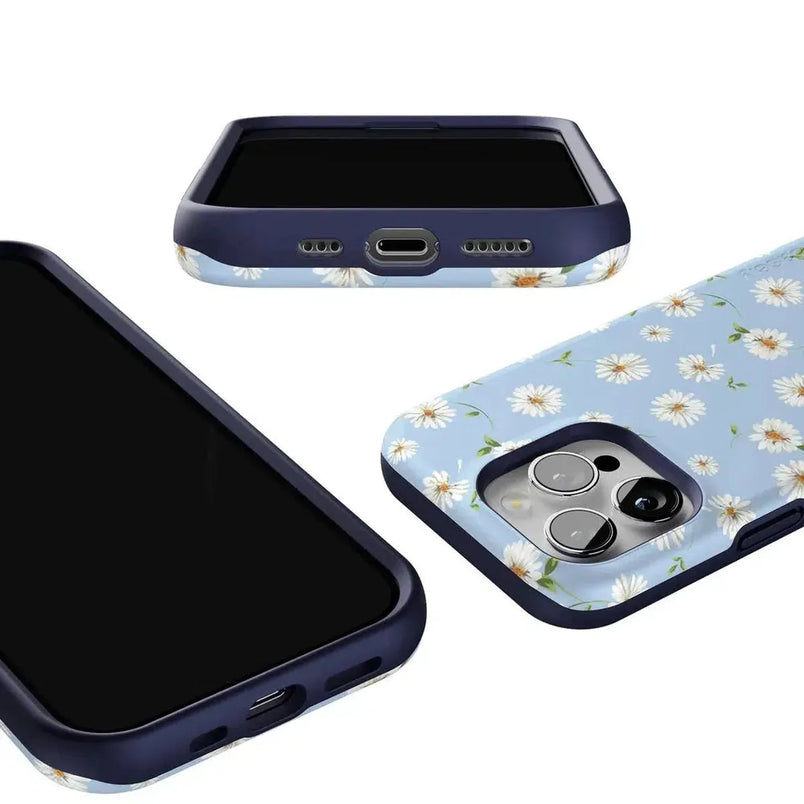 Daisy Daydream | Baby Blue Floral Case iPhone Case get.casely 