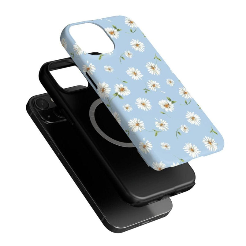 Daisy Daydream | Baby Blue Floral Case iPhone Case get.casely 