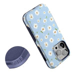 Daisy Daydream | Baby Blue Floral Case iPhone Case get.casely 