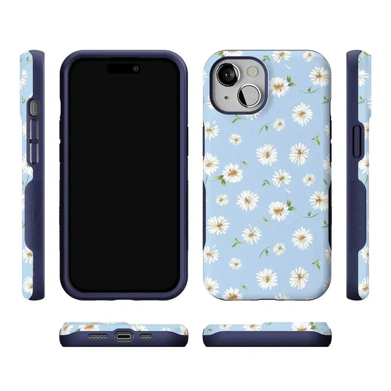 Daisy Daydream | Baby Blue Floral Case iPhone Case get.casely 