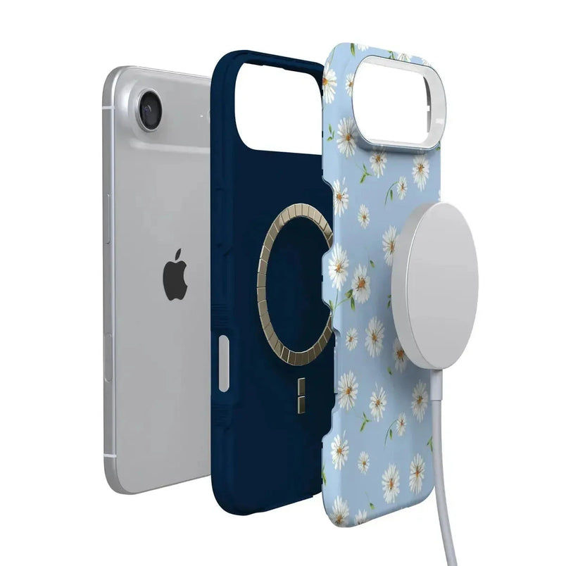 Daisy Daydream | Baby Blue Floral Case iPhone Case get.casely 