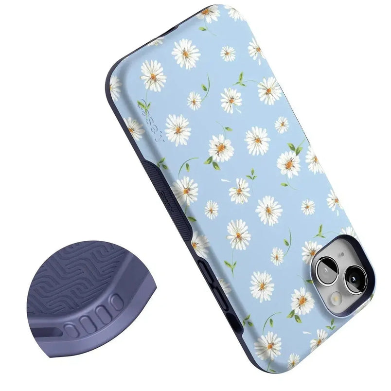 Daisy Daydream | Baby Blue Floral Case iPhone Case get.casely 