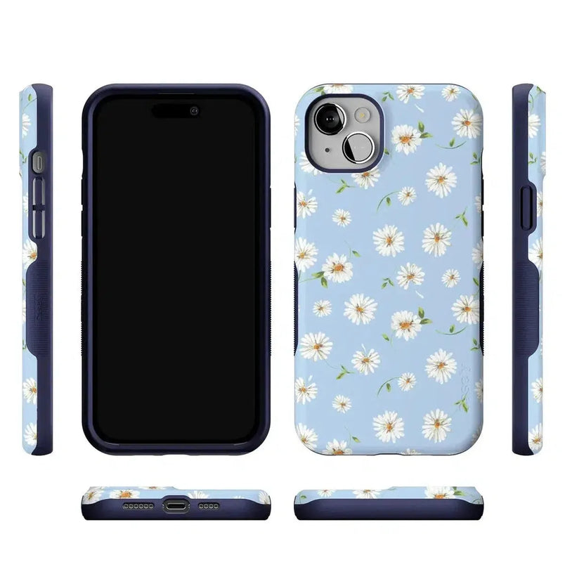Daisy Daydream | Baby Blue Floral Case iPhone Case get.casely 
