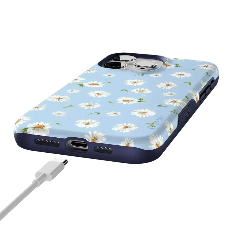 Daisy Daydream | Baby Blue Floral Case iPhone Case get.casely 