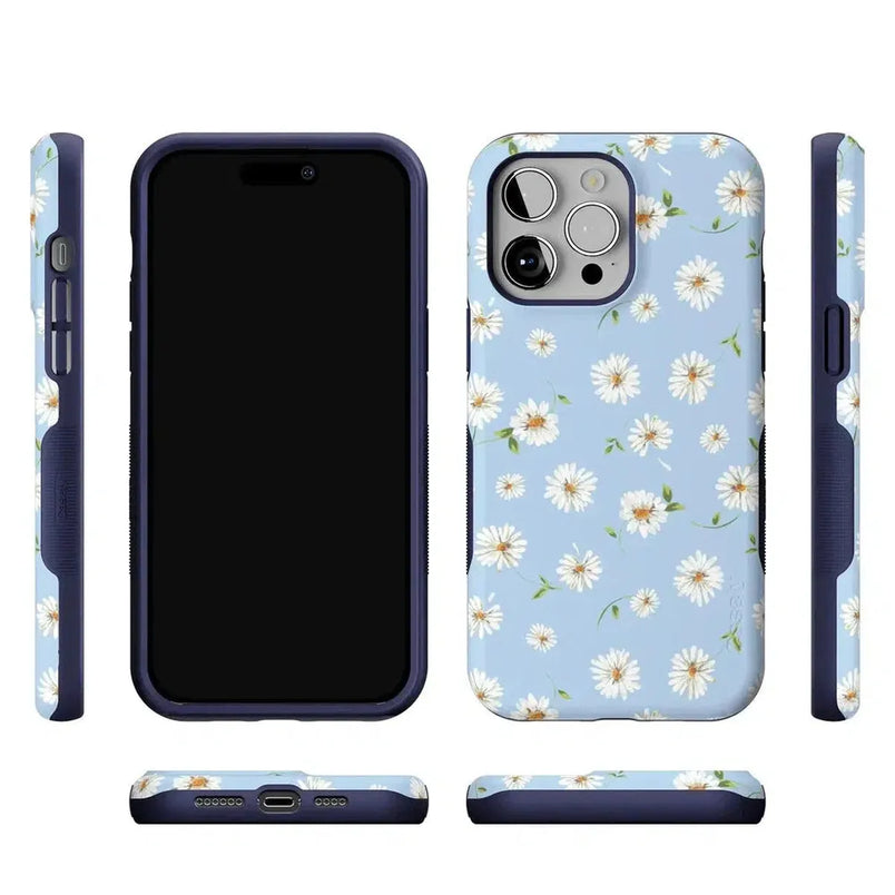Daisy Daydream | Baby Blue Floral Case iPhone Case get.casely 