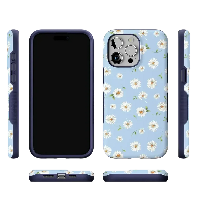 Daisy Daydream | Baby Blue Floral Case iPhone Case get.casely 