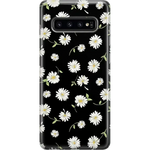 Daisy Daydream | Black Floral Samsung Case Samsung Case get.casely Classic Galaxy S10 Plus 