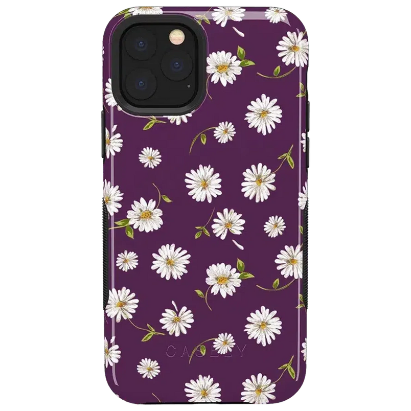 Daisy Daydream | Plum Purple Floral Case iPhone Case get.casely Bold iPhone 11 Pro 