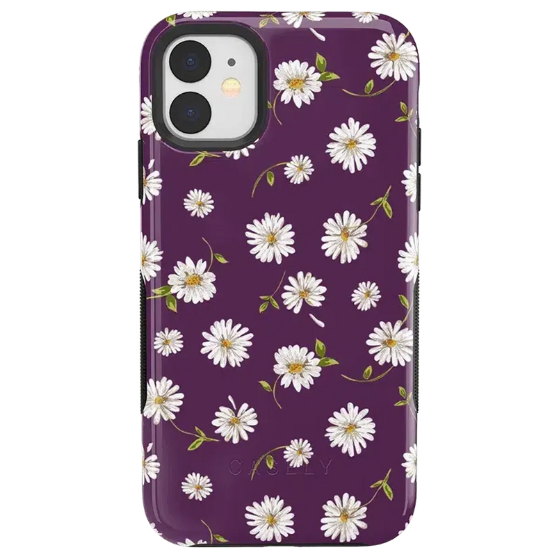 Daisy Daydream | Plum Purple Floral Case iPhone Case get.casely Bold iPhone 11 