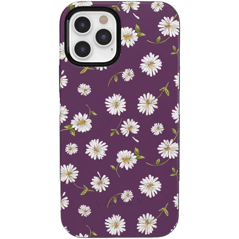 Daisy Daydream | Plum Purple Floral Case iPhone Case get.casely Bold iPhone 12 Pro 