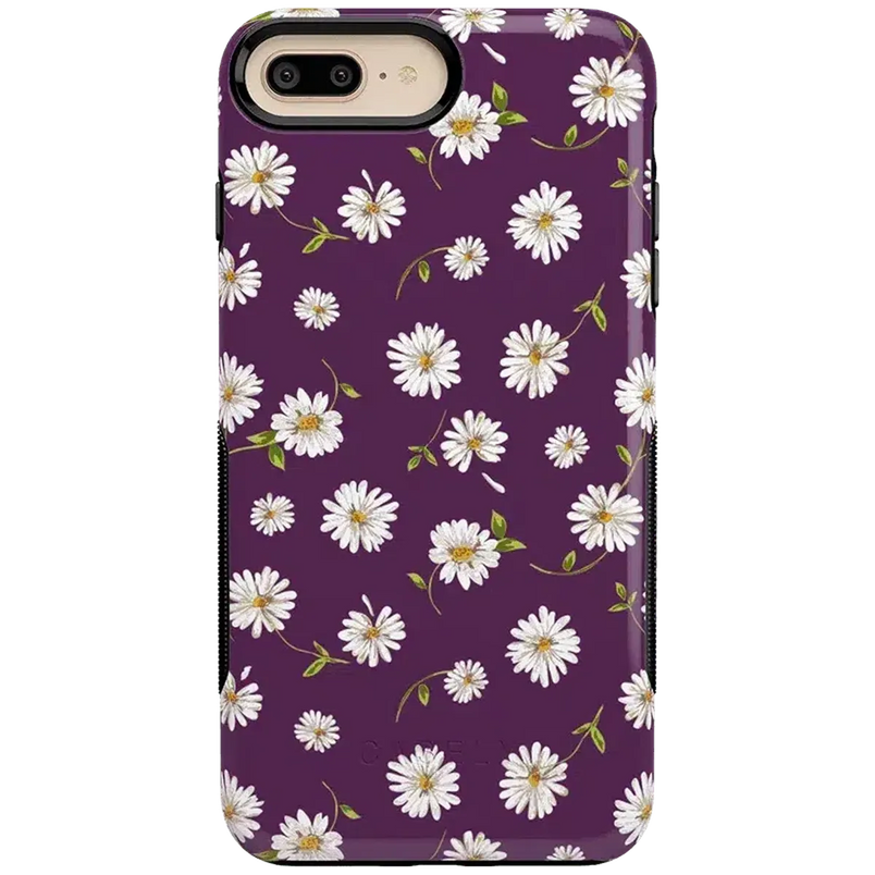 Daisy Daydream | Plum Purple Floral Case iPhone Case get.casely Bold iPhone 6/7/8 Plus 