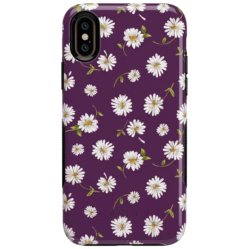 Daisy Daydream | Plum Purple Floral Case iPhone Case get.casely Bold iPhone XS Max 