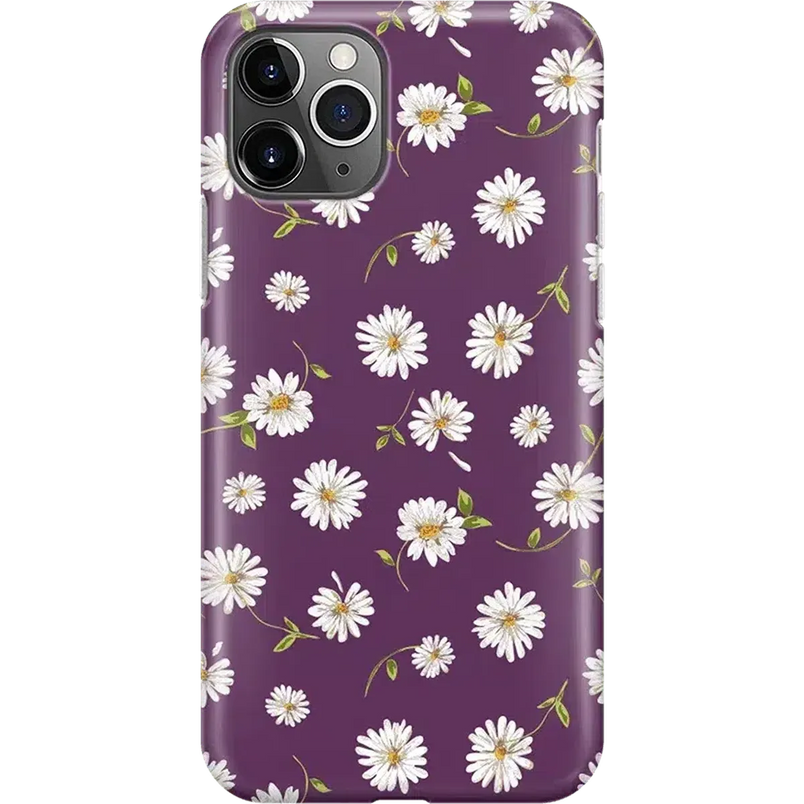 Daisy Daydream | Plum Purple Floral Case iPhone Case get.casely Classic iPhone 11 Pro 