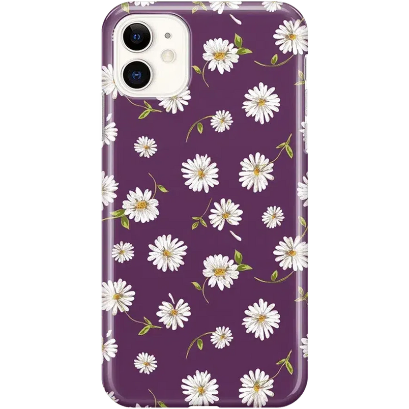 Daisy Daydream | Plum Purple Floral Case iPhone Case get.casely Classic iPhone 11 