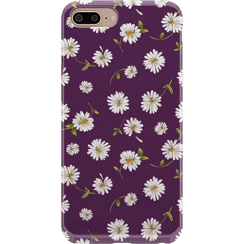 Daisy Daydream | Plum Purple Floral Case iPhone Case get.casely Classic iPhone 6/7/8 Plus 