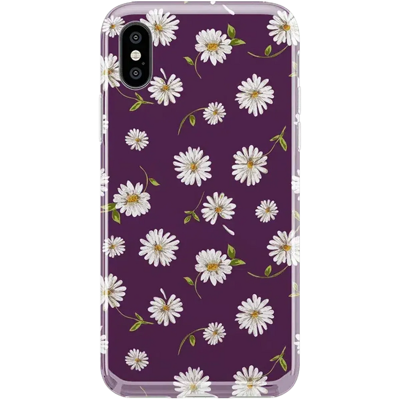 Daisy Daydream | Plum Purple Floral Case iPhone Case get.casely Classic iPhone XS Max 