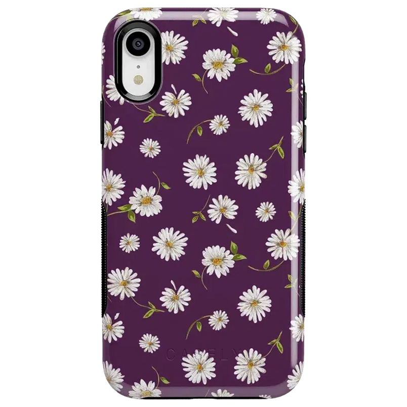 Daisy Daydream | Plum Purple Floral Case iPhone Case get.casely 