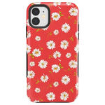 Daisy Daydream | Red Coral Floral Case iPhone Case get.casely Bold iPhone 11 