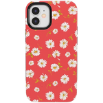 Daisy Daydream | Red Coral Floral Case iPhone Case get.casely Bold iPhone 12 Mini 