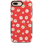 Daisy Daydream | Red Coral Floral Case iPhone Case get.casely Bold iPhone 6/7/8 Plus 