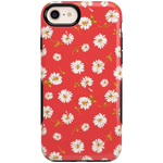 Daisy Daydream | Red Coral Floral Case iPhone Case get.casely Bold iPhone 6/7/8 