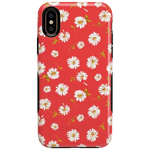 Daisy Daydream | Red Coral Floral Case iPhone Case get.casely Bold iPhone XS Max 