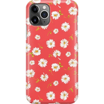 Daisy Daydream | Red Coral Floral Case iPhone Case get.casely 