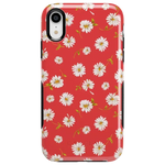 Daisy Daydream | Red Coral Floral Case iPhone Case get.casely 