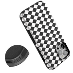 Salem's Hex | Black & White Checkered Case