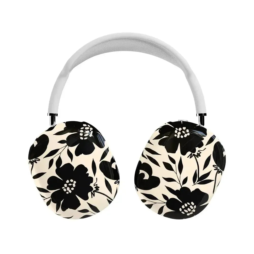 Dark Fantasy Contrast Floral AirPods Max Case - Thumbnail 4