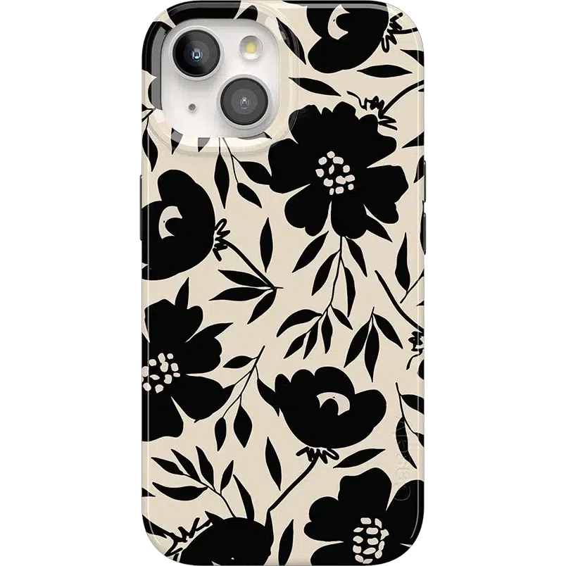 Dark Fantasy | Contrast Floral Case iPhone Case get.casely Classic + MagSafe® iPhone 15