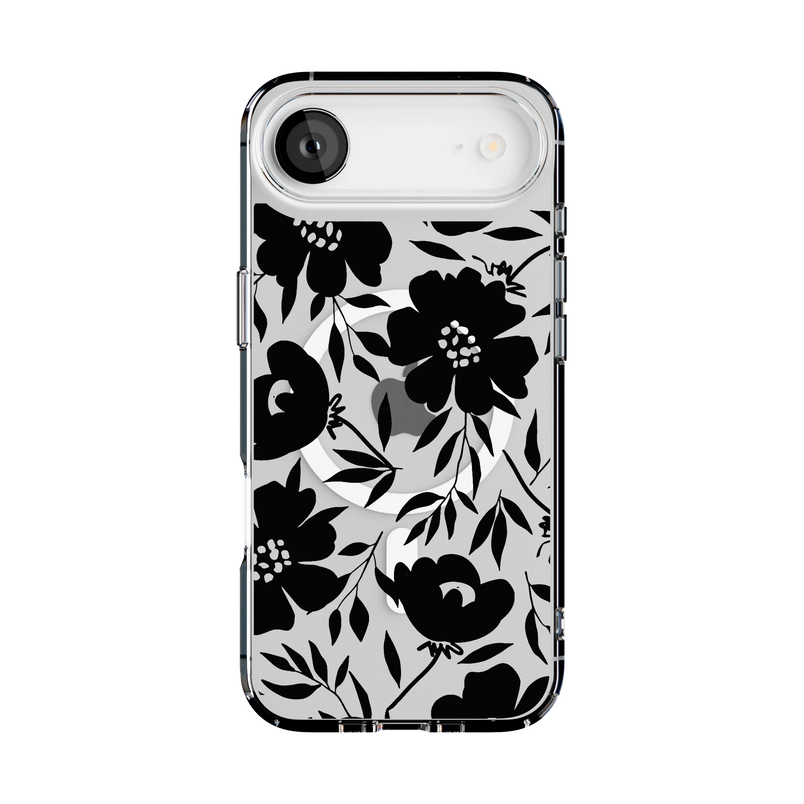 Dark Fantasy | Contrast Floral Case iPhone Case get.casely Clear + MagSafe® iPhone 17 Air 