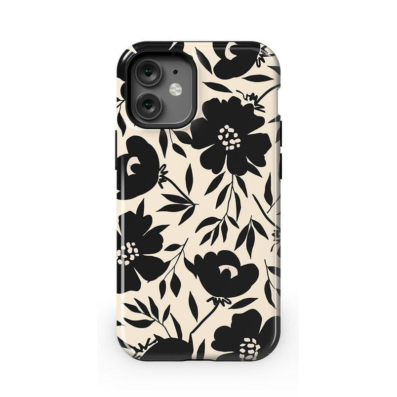 Dark Fantasy | Contrast Floral Case iPhone Case get.casely Essential + MagSafe® iPhone 12 Mini