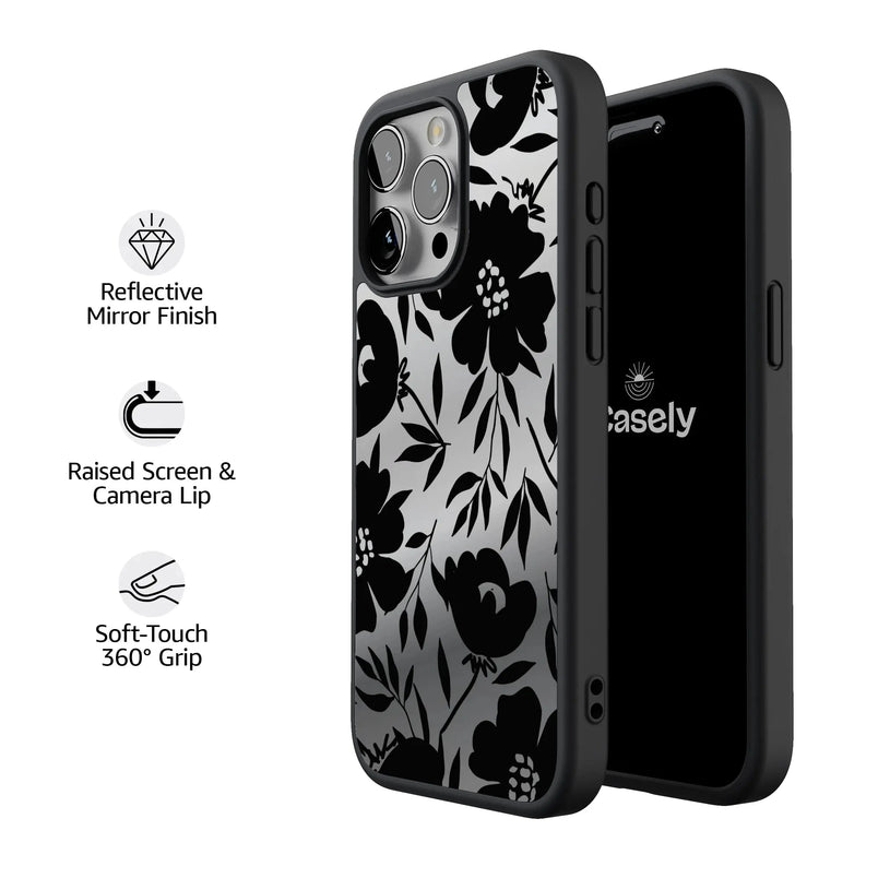 Dark Fantasy | Contrast Floral Case iPhone Case get.casely 