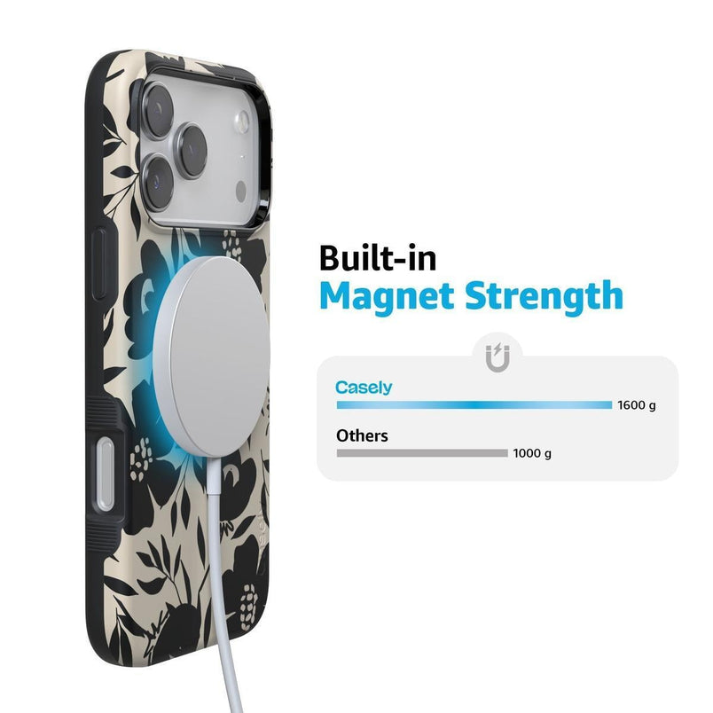 Dark Fantasy | Contrast Floral Case iPhone Case get.casely 