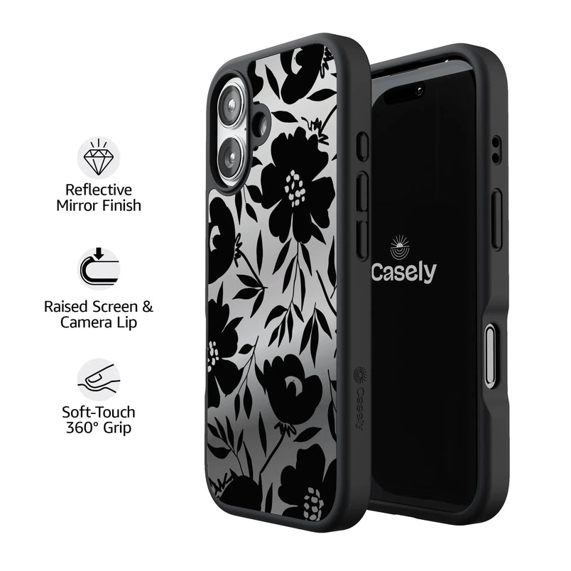 Dark Fantasy | Contrast Floral Case iPhone Case get.casely 