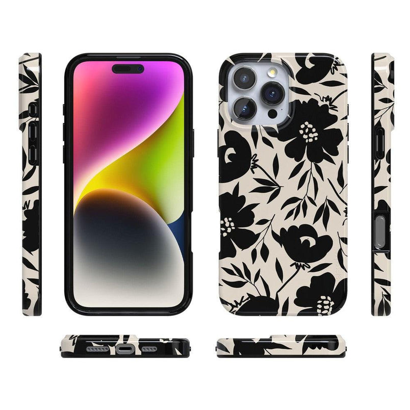 Dark Fantasy | Contrast Floral Case iPhone Case get.casely 