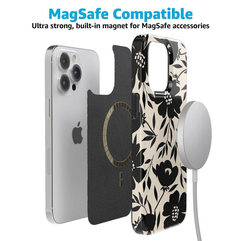 Dark Fantasy | Contrast Floral Case iPhone Case get.casely 