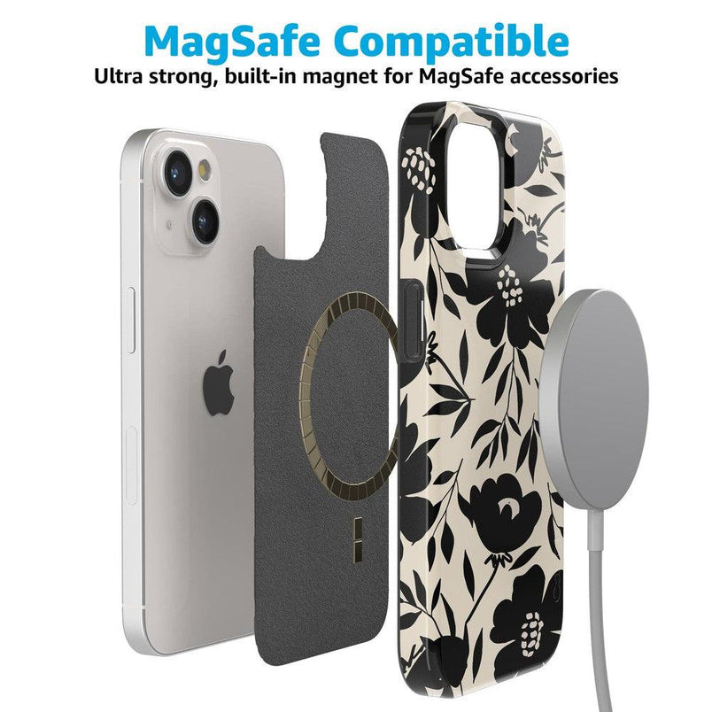 Dark Fantasy | Contrast Floral Case iPhone Case get.casely 