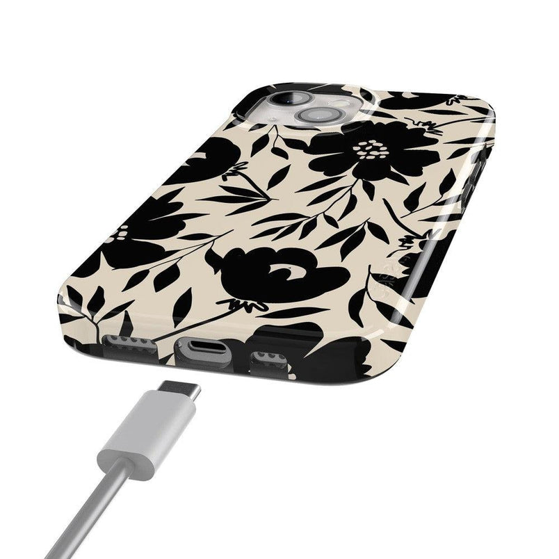 Dark Fantasy | Contrast Floral Case iPhone Case get.casely 
