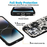 Dark Fantasy | Contrast Floral Case iPhone Case get.casely 